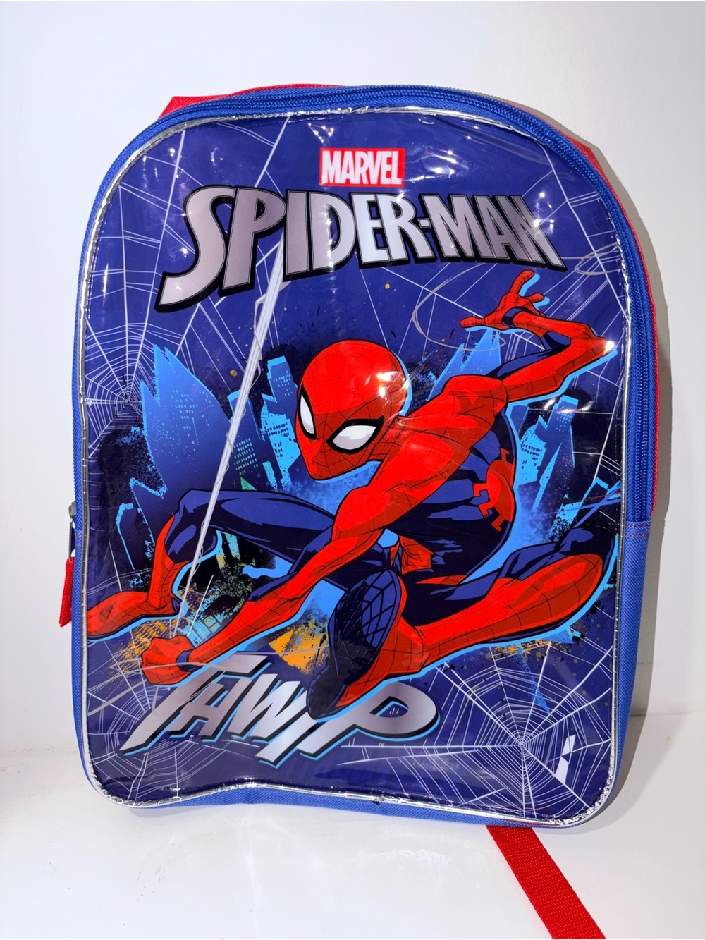 Marvel Spider-Man 15” Kids Backpack School Bag Blue Red NWT
